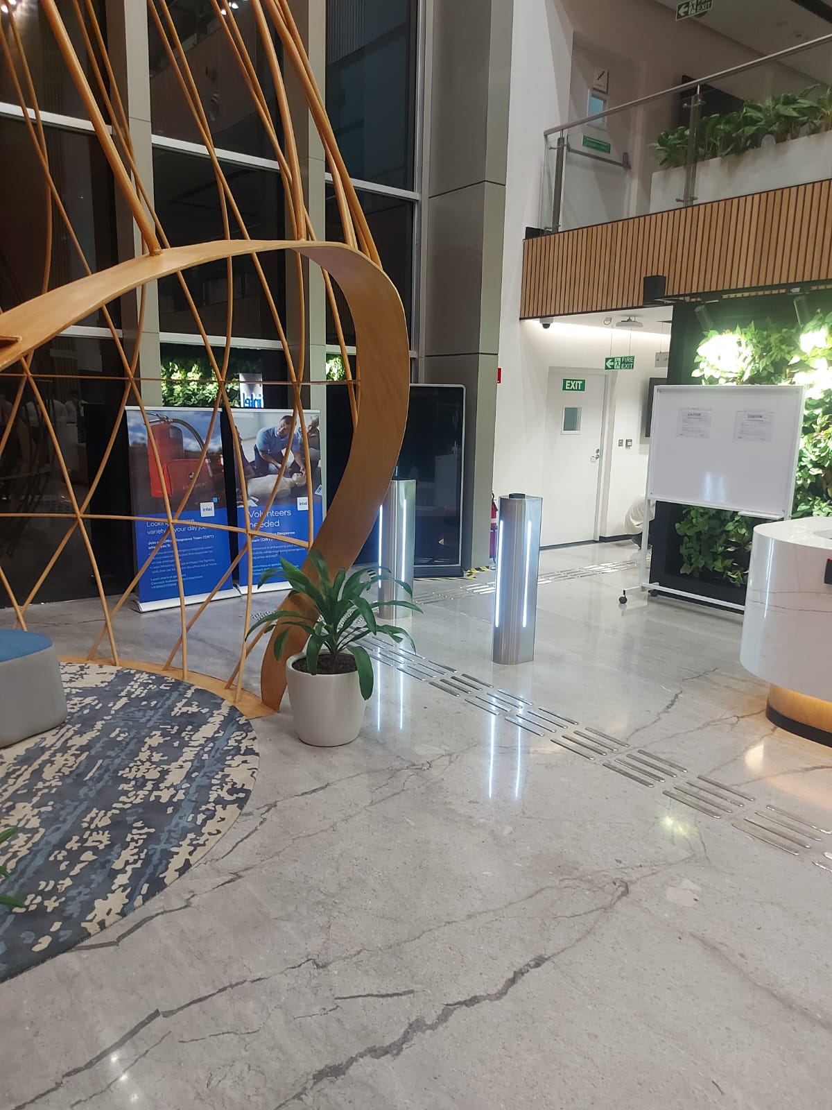 Intel campus installation