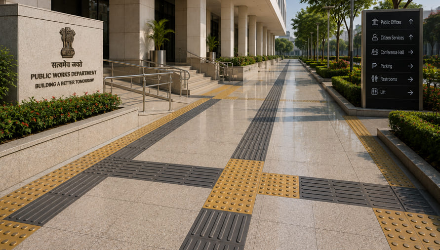 Government office building facade